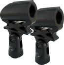Profile MCH830X2 Small Condenser Anti-Vibration Rubber Microphone Clip (2-Pack)