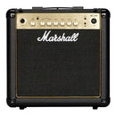 Amplificateur combo guitare 2 canaux 15W avec réverbe Marshall MG15GR (Noir & Or)