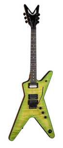Dean Guitars ML 79 F FM SD SLM Floyd Flame Top Electric Guitar (Duncans Slime)