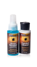 MusicNomad DRUM-CYMBAL-TRIAL Drum Detailer & Cymbal Cleaner Combo Pack - 2 OZ Trial Size
