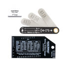 MusicNomad TRUSS-ROD/STR-ACTN-GAUGES Truss Rod Gauge and String Action Gauge