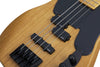 Schecter MODEL-T SESSION Electric Bass Guitar (Aged Natural Satin)