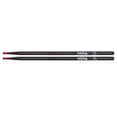 Baguettes de batterie Vic Firth N7ANB NOVA à embouts en nylon (noires) - 7A