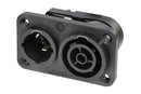 Combinaison entrée-sortie Neutrik NAC3PX-TOP IP65 powerCON TRUE1