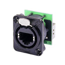 Neutrik NE8FDP-B RJ45 Ethercon femelle traversant type D (Noir)
