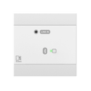 Panneau d'entrée réseau Bluetooth Audac NWP300US/W avec prise jack 3,5 mm (blanc)