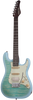 Schecter NICK JOHNSTON USA SIGNATURE FLAME TOP NITRO Electric Guitar and Case (Atomic Ice)