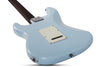 Guitare électrique et étui Schecter NICK JOHNSTON USA SIGNATURE FLAME TOP NITRO (Atomic Ice)