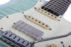 Guitare électrique et étui Schecter NICK JOHNSTON USA SIGNATURE FLAME TOP NITRO (Atomic Ice)