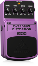 Behringer OD300 Overdrive And Distortion Stompbox Effect Pedal
