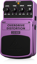 Behringer OD300 Overdrive And Distortion Stompbox Effect Pedal