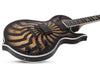 Guitare électrique Schecter ODIN GRAIL Wylde Audio (Buzzsaw Charcoal Burst)