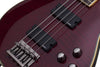 Basse électrique pour gaucher Schecter OMEN EXTREME-4 (Black Cherry)