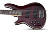 Schecter OMEN EXTREME-5 5-String Left-Handed Electric Bass Guitar (Black Cherry)