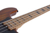 Guitare basse électrique Schecter P-4 EXOTIC (Faded Vintage Sunburst)