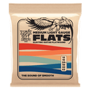 Ernie Ball 2582EB Medium-Light Flatwound Electric Guitar Strings 12-52