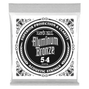 Cordes de guitare acoustique Ernie Ball 10754EB en bronze d&