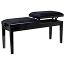 Proel PB200SBBBK Double Piano Bench (Glossy Black)