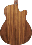 Guitare acoustique Ibanez PC50WSLCEOPB pour gaucher (marron à pores ouverts)