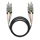 Câble multipaire TRS 4 canaux Phenyx Pro PCBL-QR4IN1-10 - 3 m