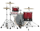PDP PDCM24RKRB Concept Maple 3-Piece Rock Shell Pack Lacquer Finish (Red to Black Fade)