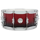 PDP PDCM6514RB Concept Maple Snare Drum (Red To Black Fade Lacquer) - 6.5in x 14in