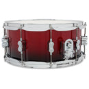 PDP PDCM6514RB Concept Maple Snare Drum (Red To Black Fade Lacquer) - 6.5in x 14in