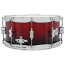 PDP PDCM6514RB Concept Maple Snare Drum (Red To Black Fade Lacquer) - 6.5in x 14in