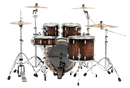 PDP PDCMX2215WC Concept Exotic 5 Piece Drum Shell Pack (Walnut To Charcoal Burst)