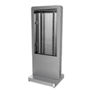 Peerless-AV KIPC2555-S-WHL Portrait Kiosk with Wheels for 55" Displays (Silver)