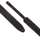 Profile IL-7100 Leather Strap with Red Double Stitching (Black) - 2.5"