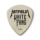 Dunlop PH122R140 Hetfield's White Fang Custom Flow Picks (24 Pack) - 1.4mm