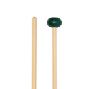 Vic Firth M404 Articulate Series Maillet pour clavier ovale en caoutchouc moyennement dur (vert foncé)