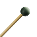 Vic Firth M410 Articulate Series Maillet pour clavier rond en caoutchouc moyennement dur (vert foncé)