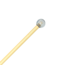 Vic Firth M432 Articulate Series Maillet pour clavier 7/8" Lexan avec poids rond en laiton (transparent)