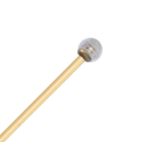 Vic Firth M433 Articulate Series Maillet pour clavier 1" Lexan avec poids en laiton, rond (transparent)