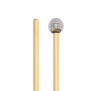 Vic Firth M433 Articulate Series Maillet pour clavier 1" Lexan avec poids en laiton, rond (transparent)