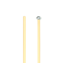 Vic Firth M450 Articulate Series Maillet pour clavier 11/16" en aluminium, ovale (argent)