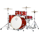Dixon PODSP522C1CRD Spark Ensemble de batterie 5 pièces avec grosse caisse 22" (Cyclone Rouge)