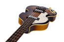 Hofner IGNITION Left Handed Violin Electric Bass Guitar (Sunburst)