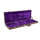 Profile PRC325BCF-E Electric Guitar Hard Case (Brown Leather)