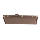 Profile PRC325BCF-E Electric Guitar Hard Case (Brown Leather)