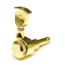 Graph Tech PRL-8341-G0 Ratio 3+3 Electric Guitar Locking Tuners (Vintage Gold)