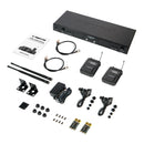 Système de monitoring intra-auriculaire sans fil mono UHF Phenyx Pro PTM-22-2B-500 avec 2 sorties en boucle