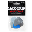 Assortiment de 12 médiators Dunlop PVP449 Max-Grip en nylon standard