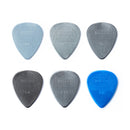 Assortiment de 12 médiators Dunlop PVP449 Max-Grip en nylon standard