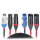 ProX XC-PWC14-DXLR75 Câble de raccordement Powerkon vers double XLR Combo Link 14 AWG - 75'