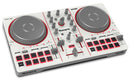 Contrôleur DJ Numark PARTY MIX III avec jeu de lumières intégré (Crème)