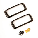 Cadres de micros de guitare PRS Paul (noirs) - Lot de 2