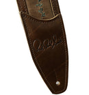 Sangle de guitare en cuir PRS PRIVATE STOCK TREE OF LIFE (Marron)